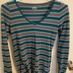 Hollister Striped Long Sleeve T-shirt